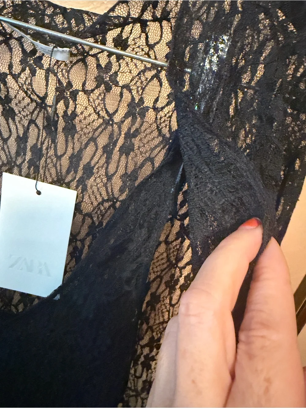 Zara delicate sheer